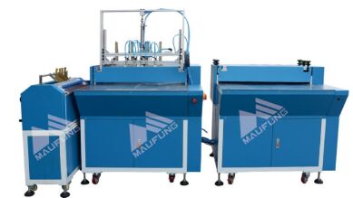 Μηχανή τυλίγματος από γκρι χαρτόνι διπλών σταθμών για την κατασκευή θήκων βιβλίων MF-SCM500A2