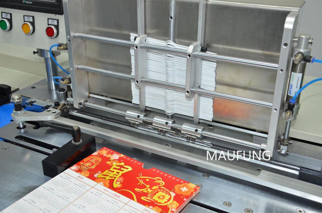 Maufung Semi Auto A5 Double Loop Twin Coil Notebook Wire O Συνδετική μηχανή MF-SDM520